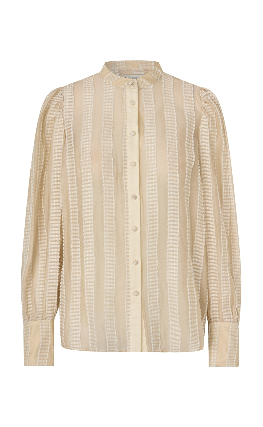 Skjorte   Rora   Creme fra Lollys Laundry