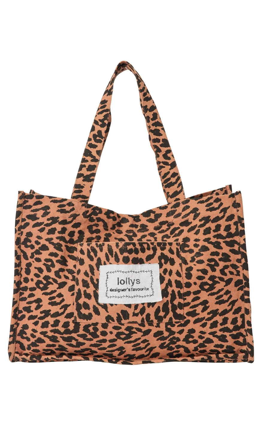 Taske   Hydra Shopper Bag   Leopard Print fra Lollys Laundry
