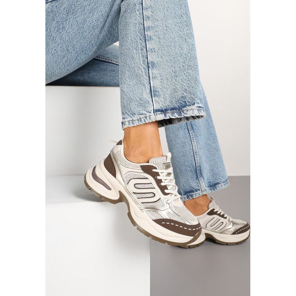 Lucia Dame Sneakers A 105   Kaki fra Shoes