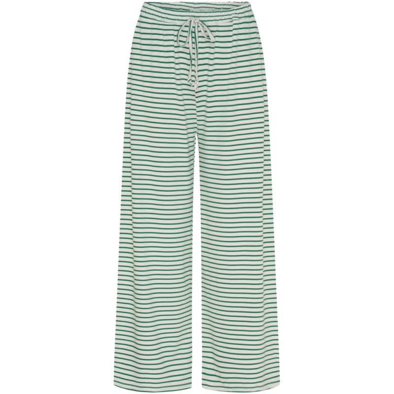 Dame Bukser Luchloe 62671   Green White fra Lululia