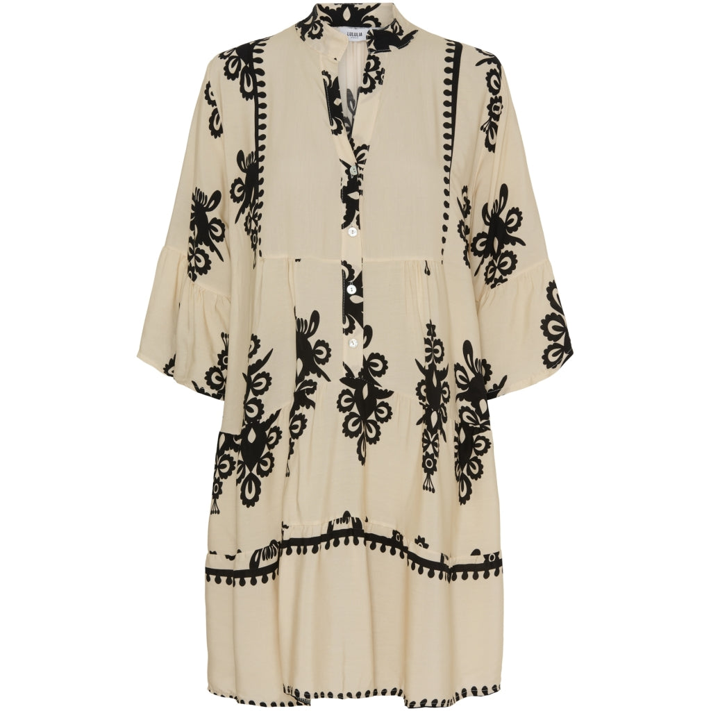 Dame Kjole Luelly 2403   Beige fra Lululia