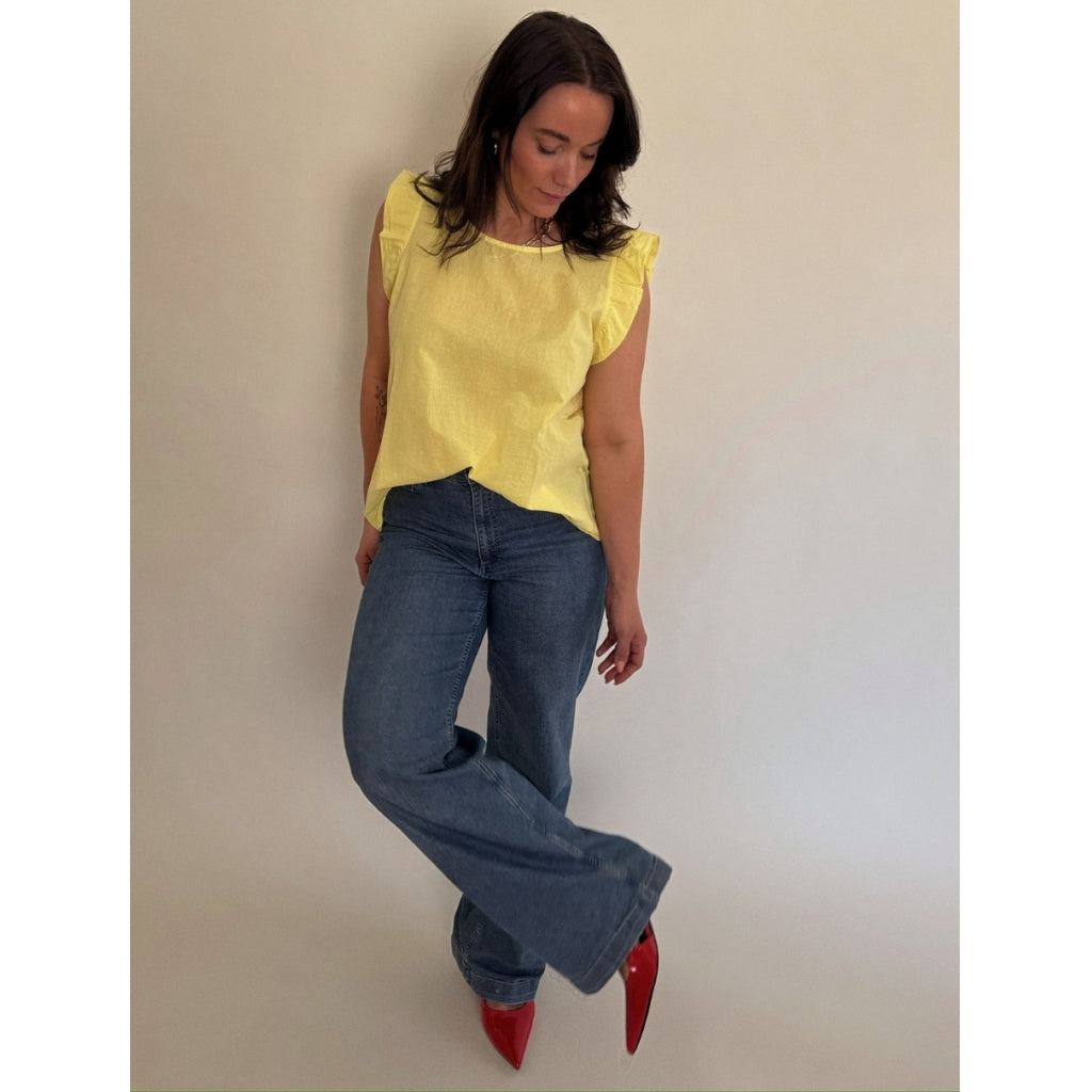 Dame Top Lutanja 82708   Giallo3275 fra Lululia