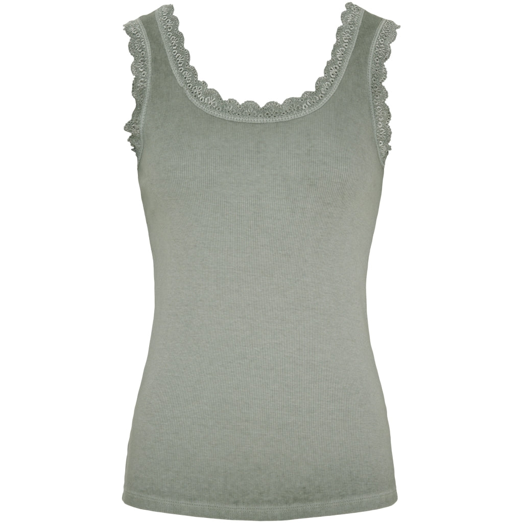 Dame Top Luloa 2499   Kaki fra Lululia