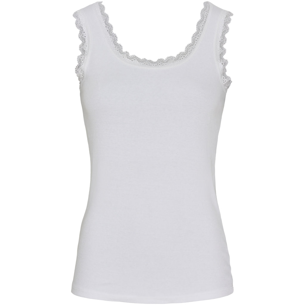 Dame Top Luloa 2499   White fra Lululia