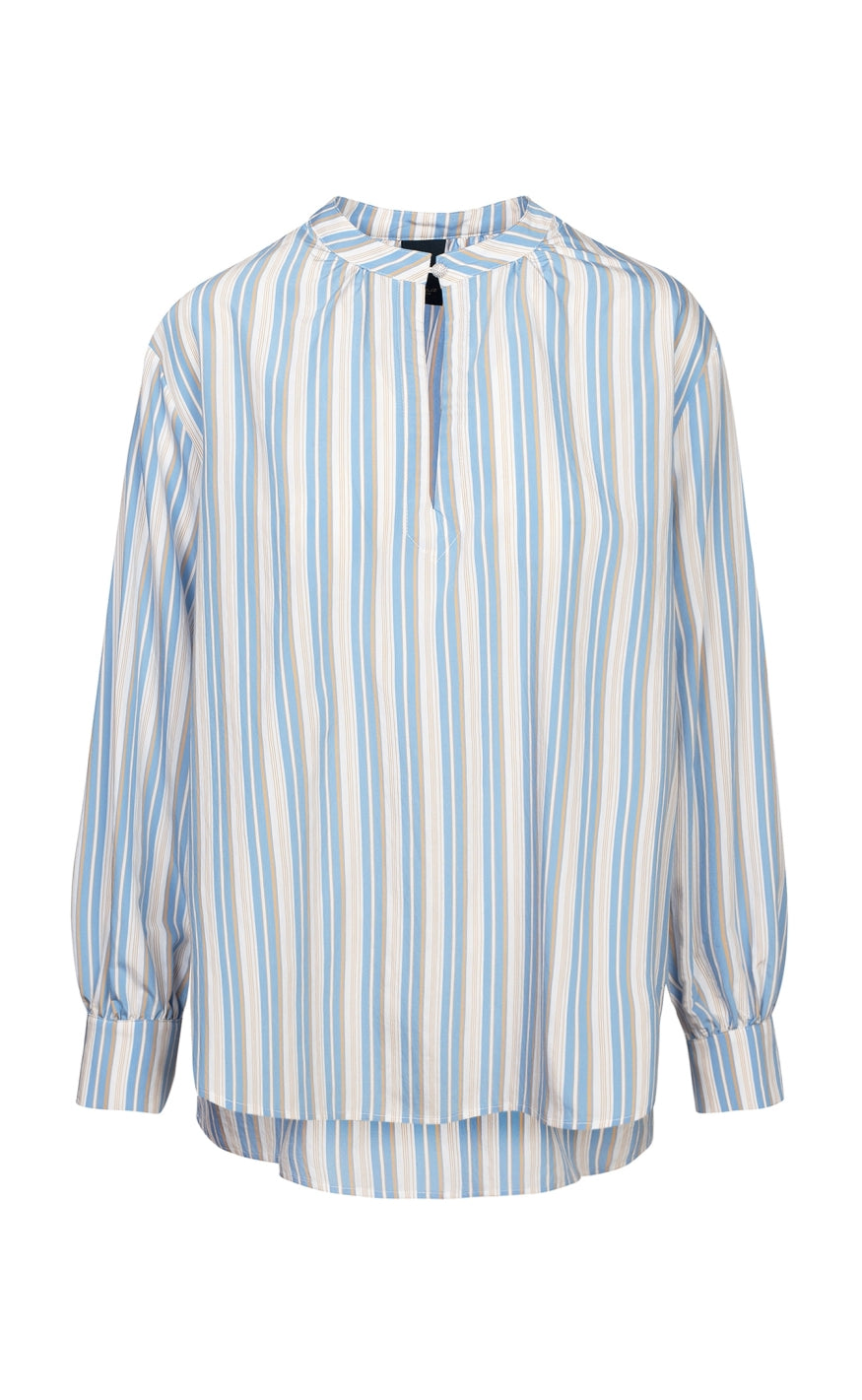 Bluse   Christella   Brunnera Blue fra Luxzuz