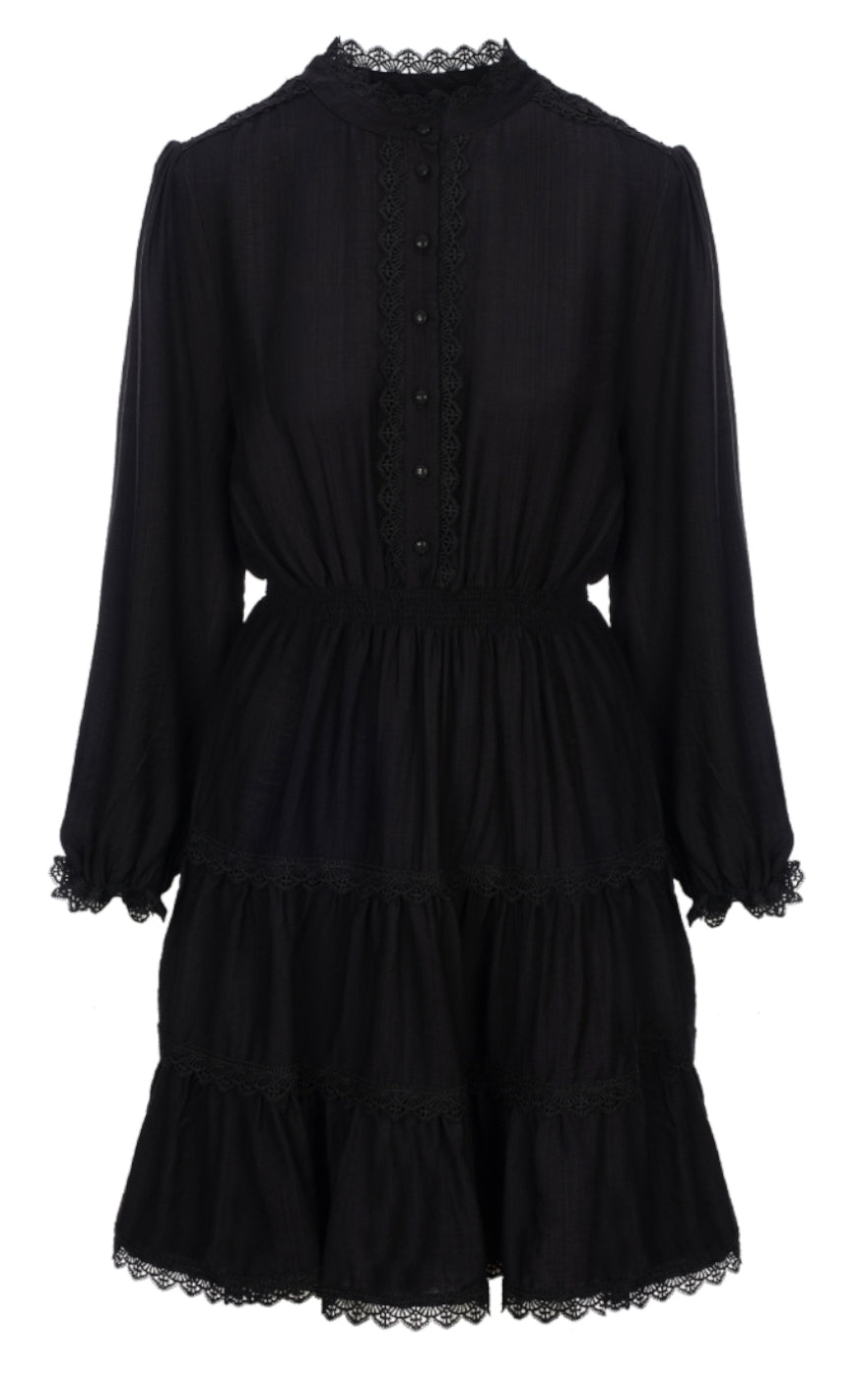 Kjole   Agatha   Black fra Luxzuz