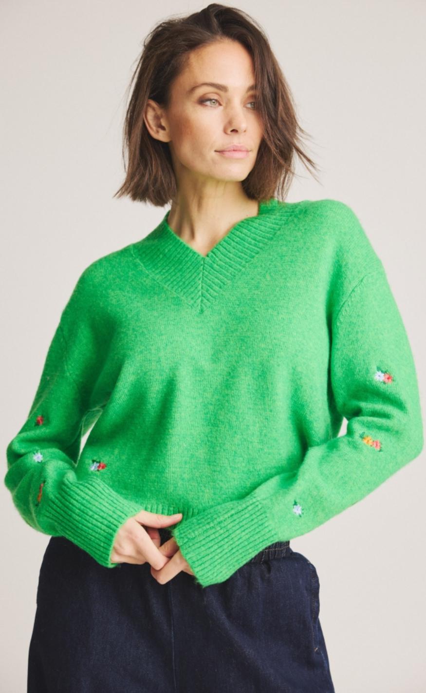 Strik   Anelle   Poison Green fra Luxzuz
