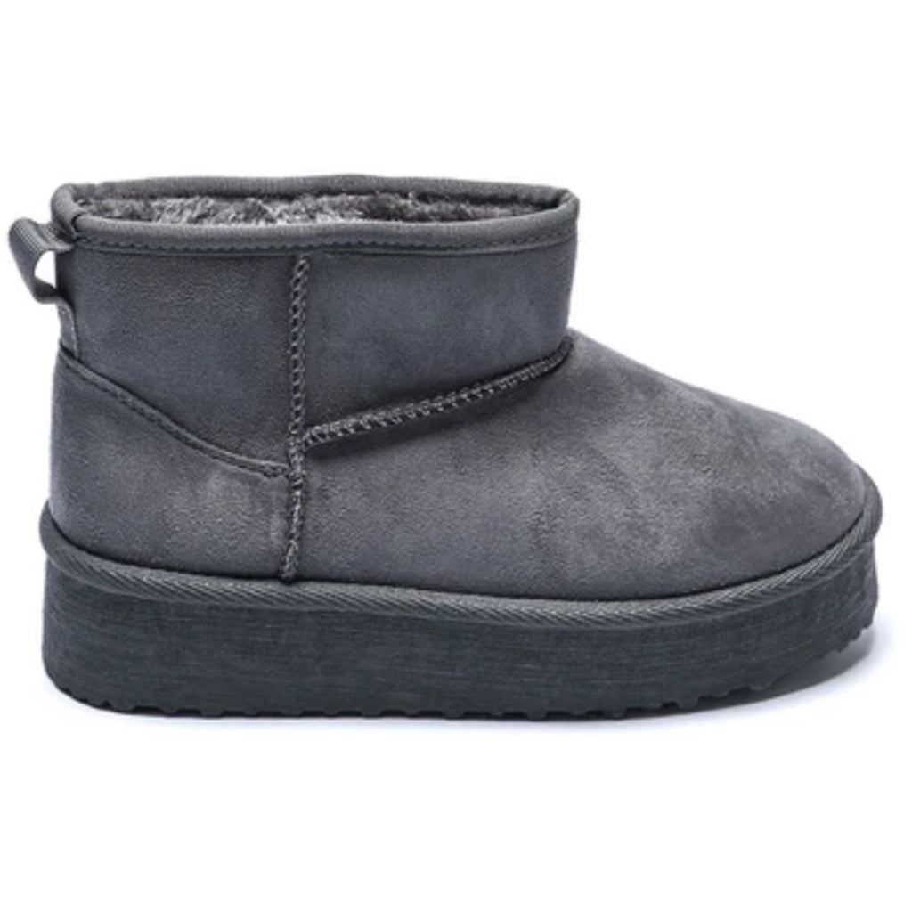 Lykke Dame Bamsestøvler Df918   Grey fra Shoes