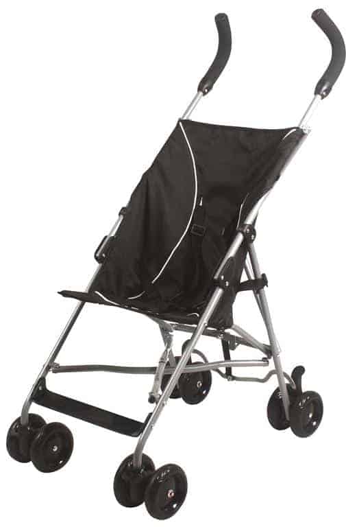 Mini Paraplyvogn Sort fra Basson Baby