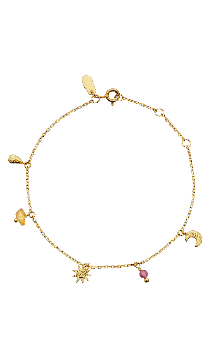 Armbånd   Addison   Gold Colour fra Maanesten