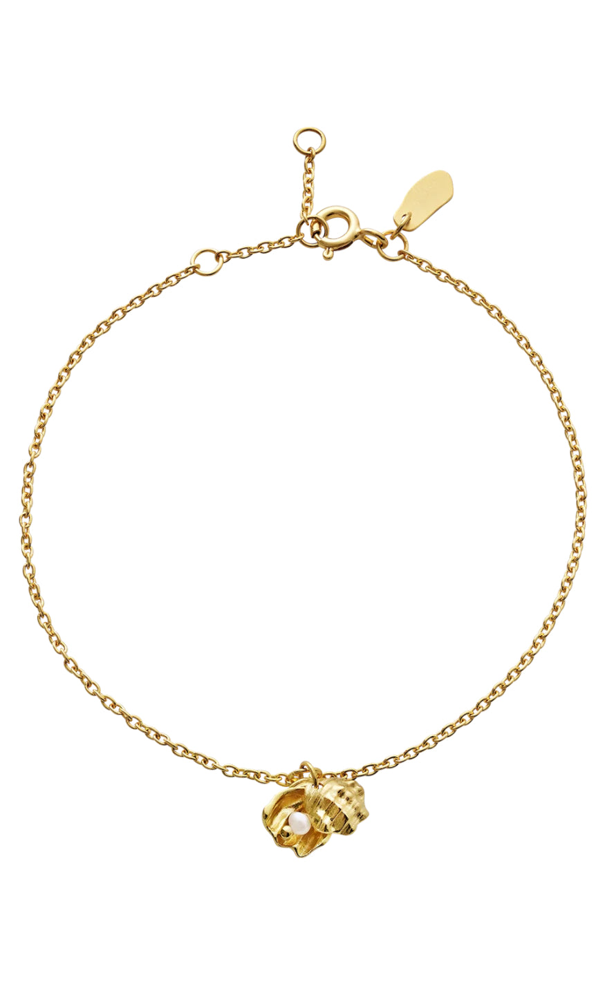 Armbånd   Perla   Gold Colour fra Maanesten