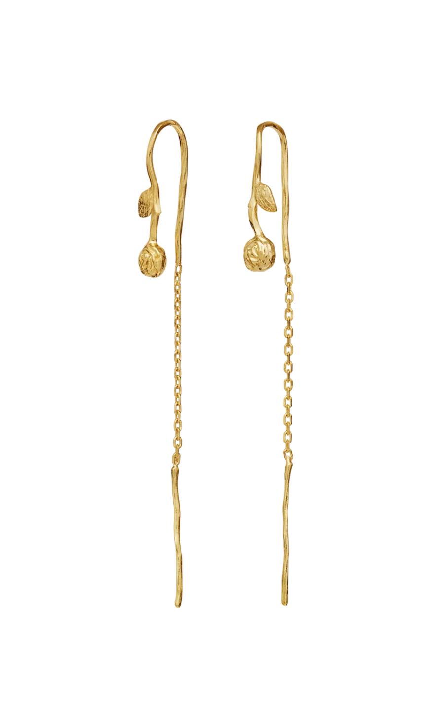 øreringe   Junia   Gold Colour fra Maanesten