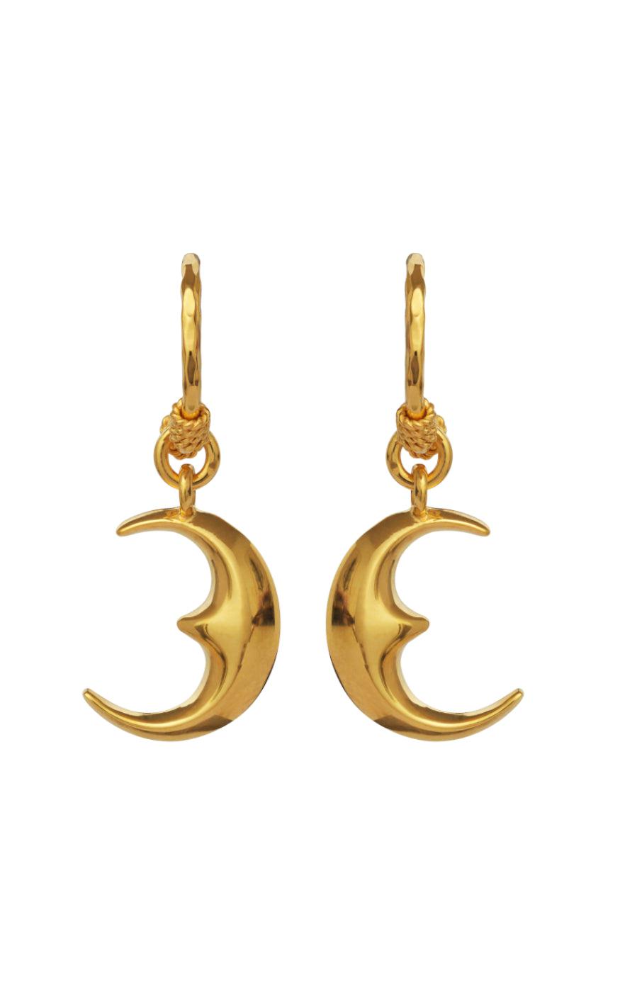 øreringe   Moonie   Gold Colour fra Maanesten