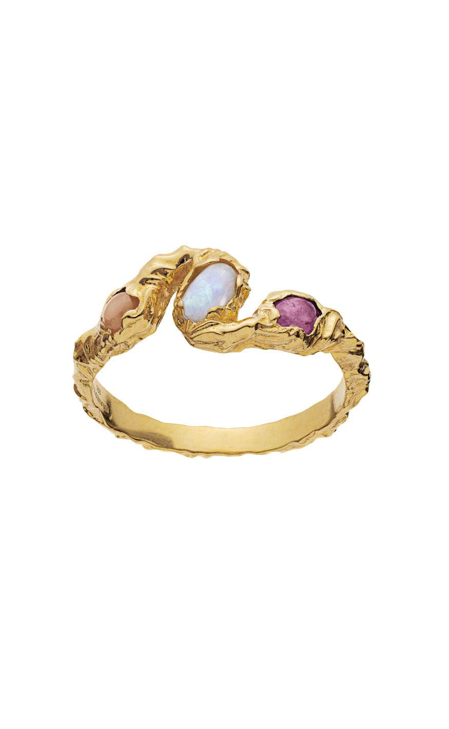 Ring   Baila   Gold Colour fra Maanesten