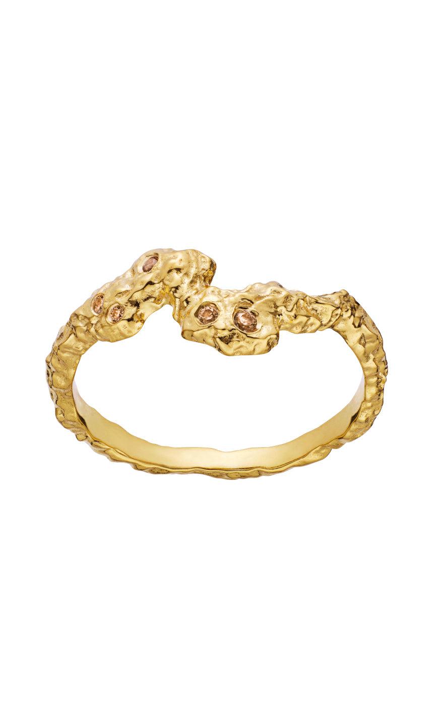 Ring Frida Gold Colour fra Maanesten