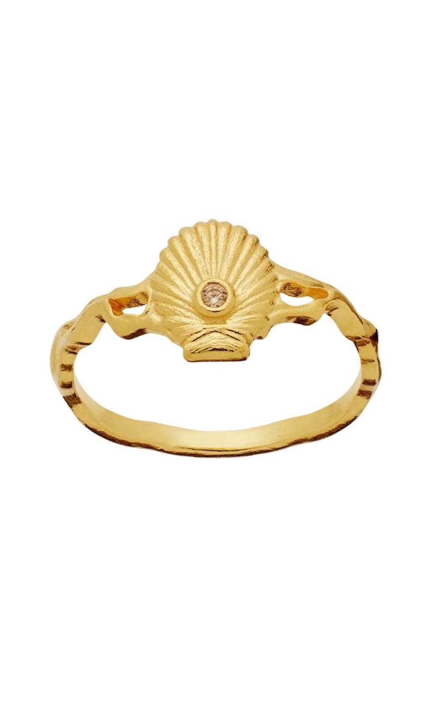 Ring   Myra   Gold Colour fra Maanesten