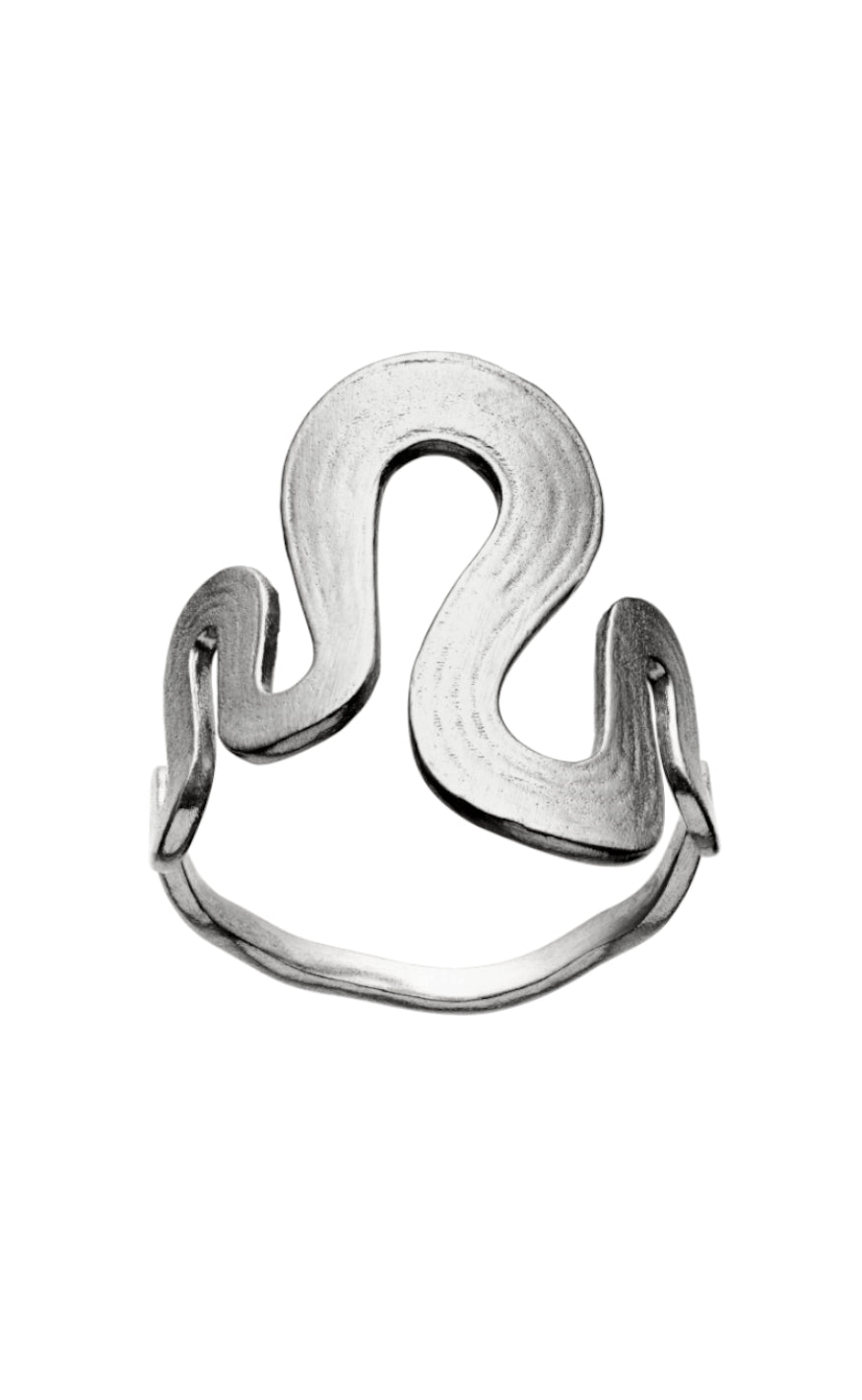 Ring   Sasja   Silver Colour fra Maanesten