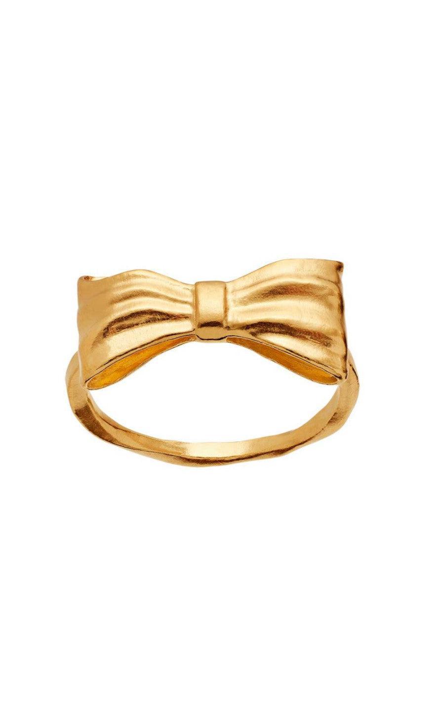 Ring   Satin   Forgyldt fra Maanesten
