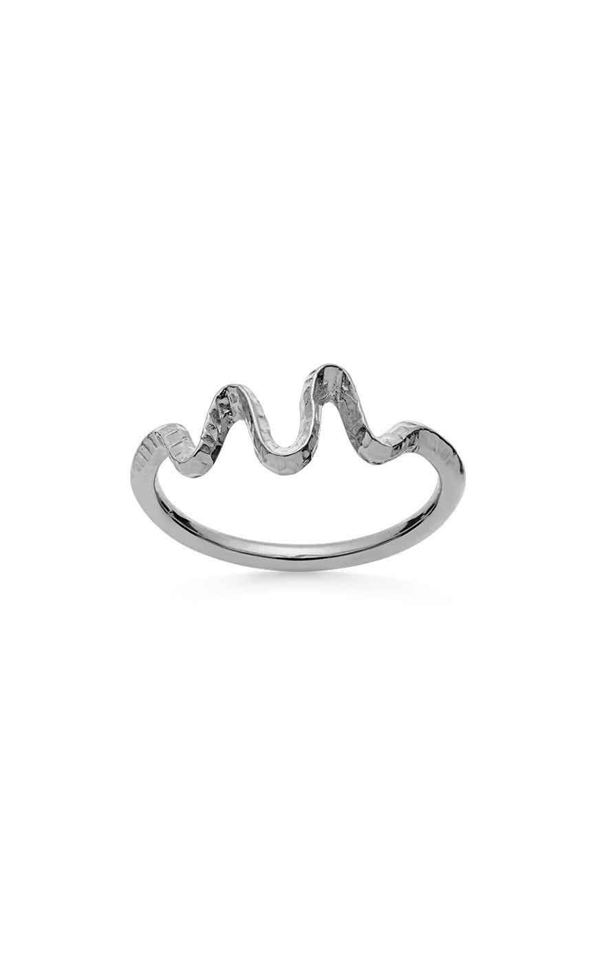 Ring   Sonar   Silver Colour fra Maanesten