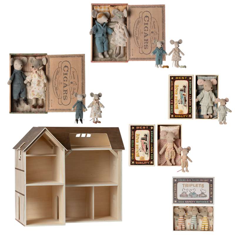 Mousehole   Dukkehus   Mus   Bundle 2 fra Maileg
