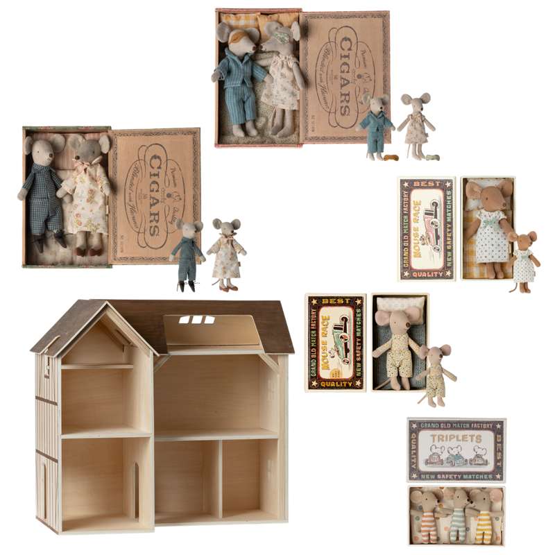 Mousehole   Dukkehus   Mus   Bundle 3 fra Maileg