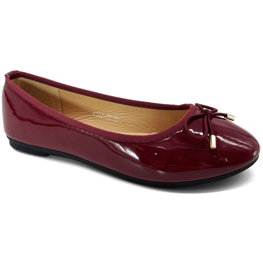 Malusine Dame Ballerina 9988 75   Wine fra Shoes