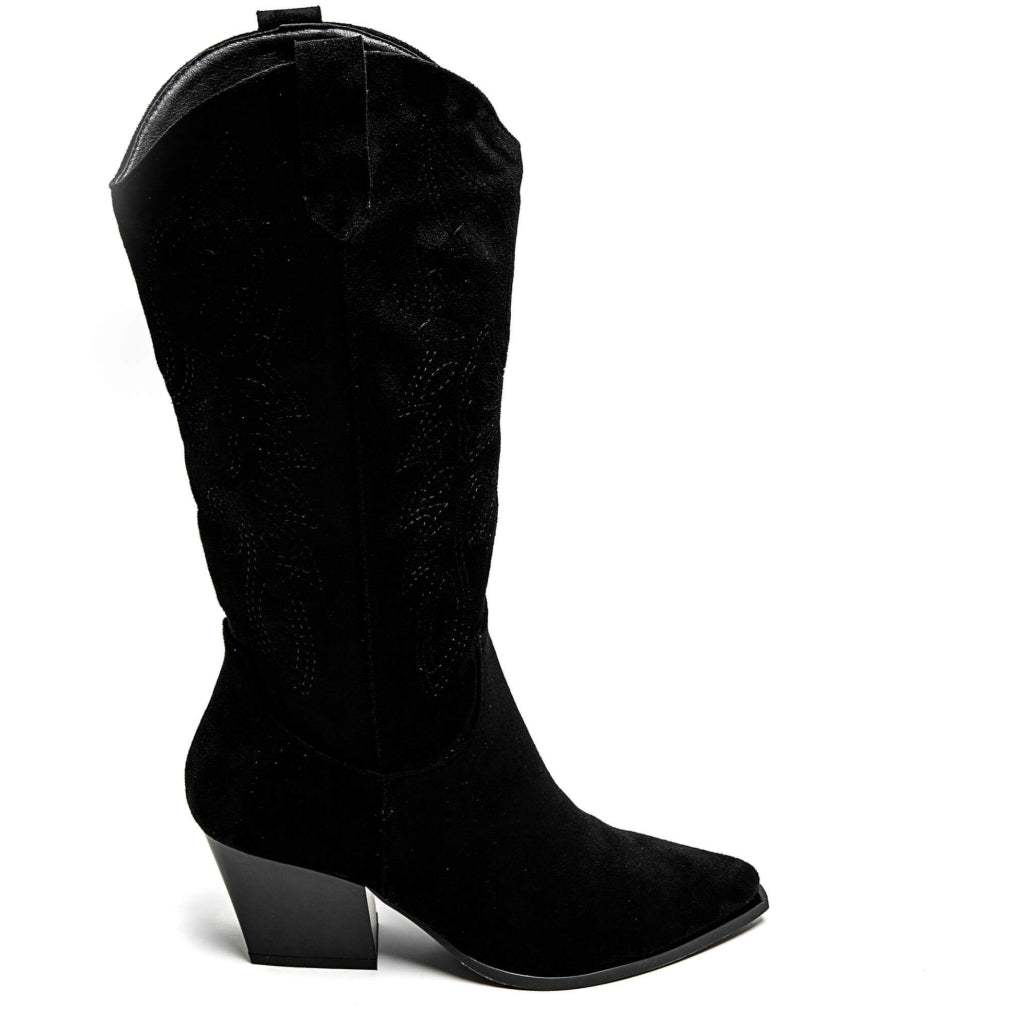 Marguerite Dame Støvler 7621a   Black fra Shoes