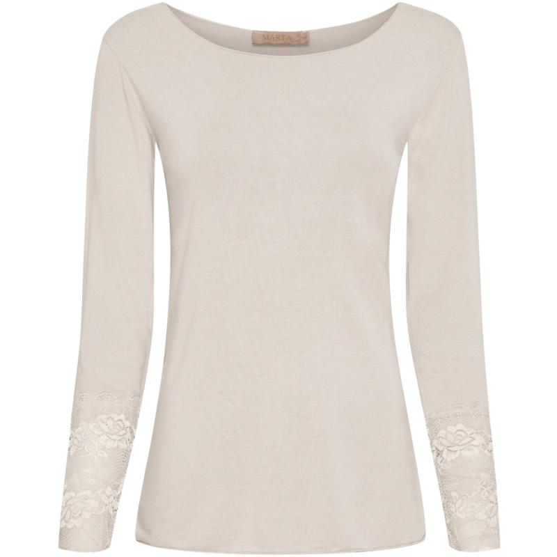 Dame Bluse 11297   Beige fra Marta Du Chateau