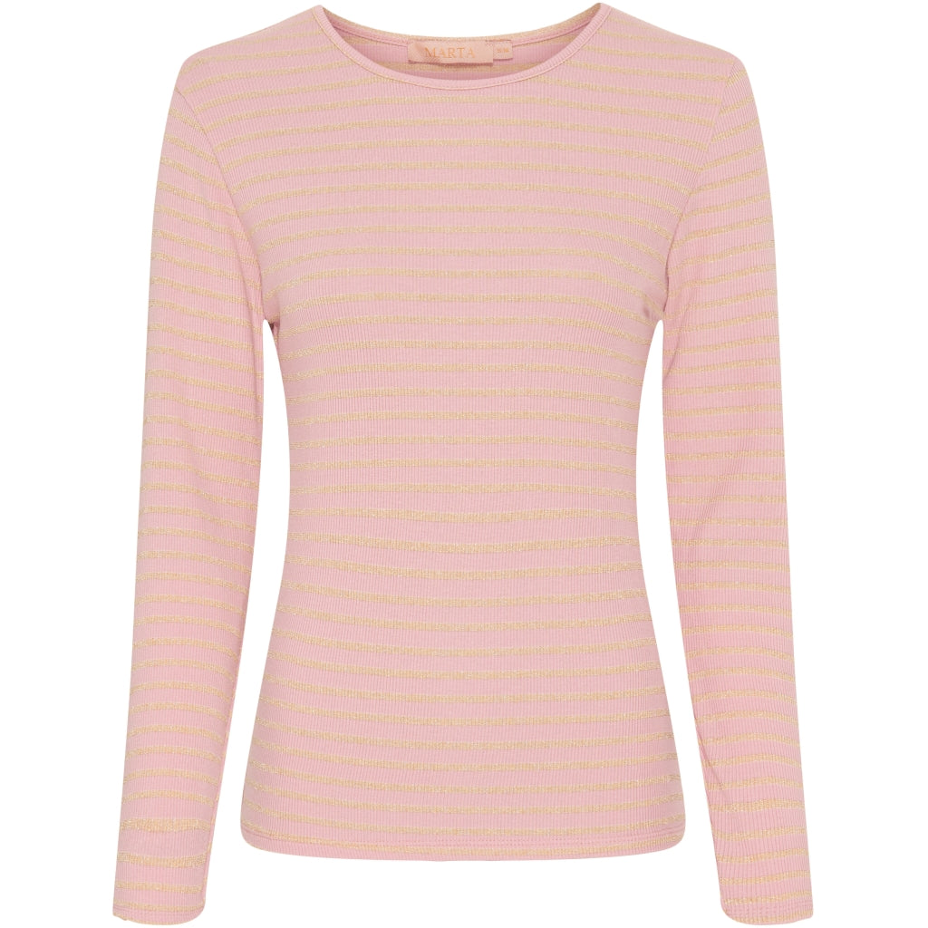 Dame Bluse 5356   Rose Gold fra Marta Du Chateau