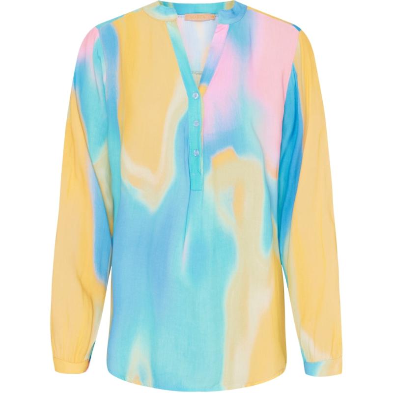 Dame Bluse Mdcastrid 8128   Turchis7640 fra Marta Du Chateau
