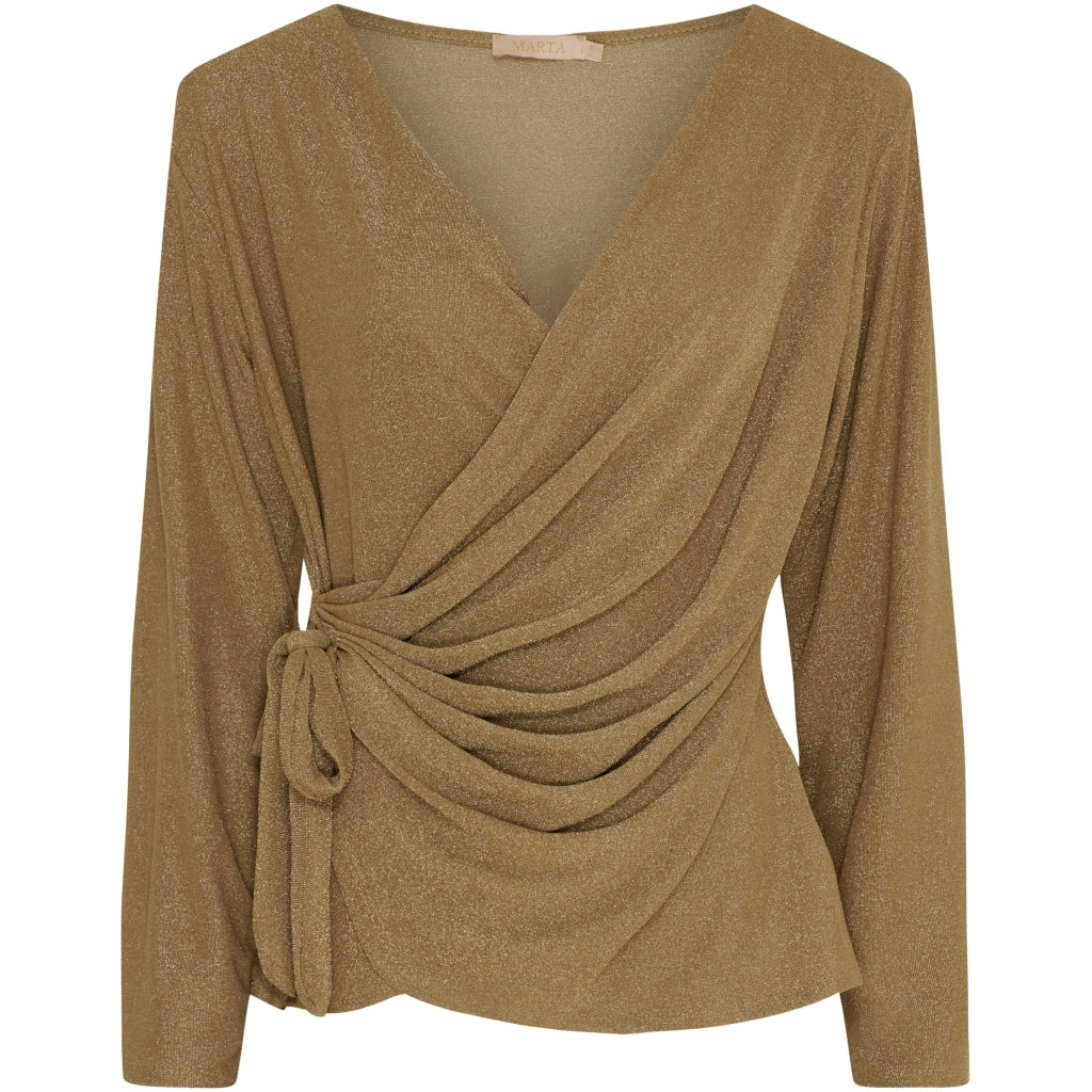 Dame Bluse Mdcandi 1612   Gold fra Marta Du Chateau
