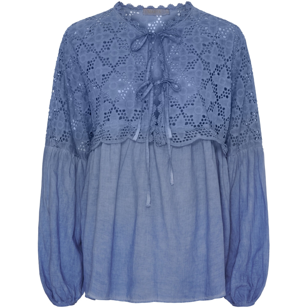 Dame Bluse Mdcaurora   Jeans Cold Wash fra Marta Du Chateau