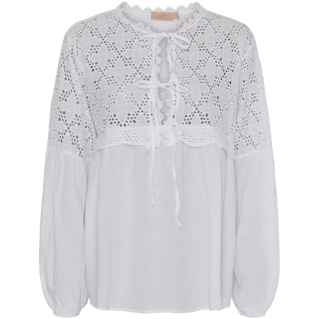 Dame Bluse Mdcaurora   White fra Marta Du Chateau