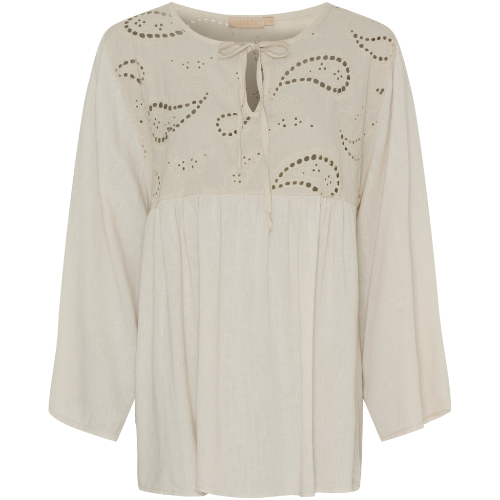 Dame Bluse Mdccaterina 5616   Sabbia fra Marta Du Chateau