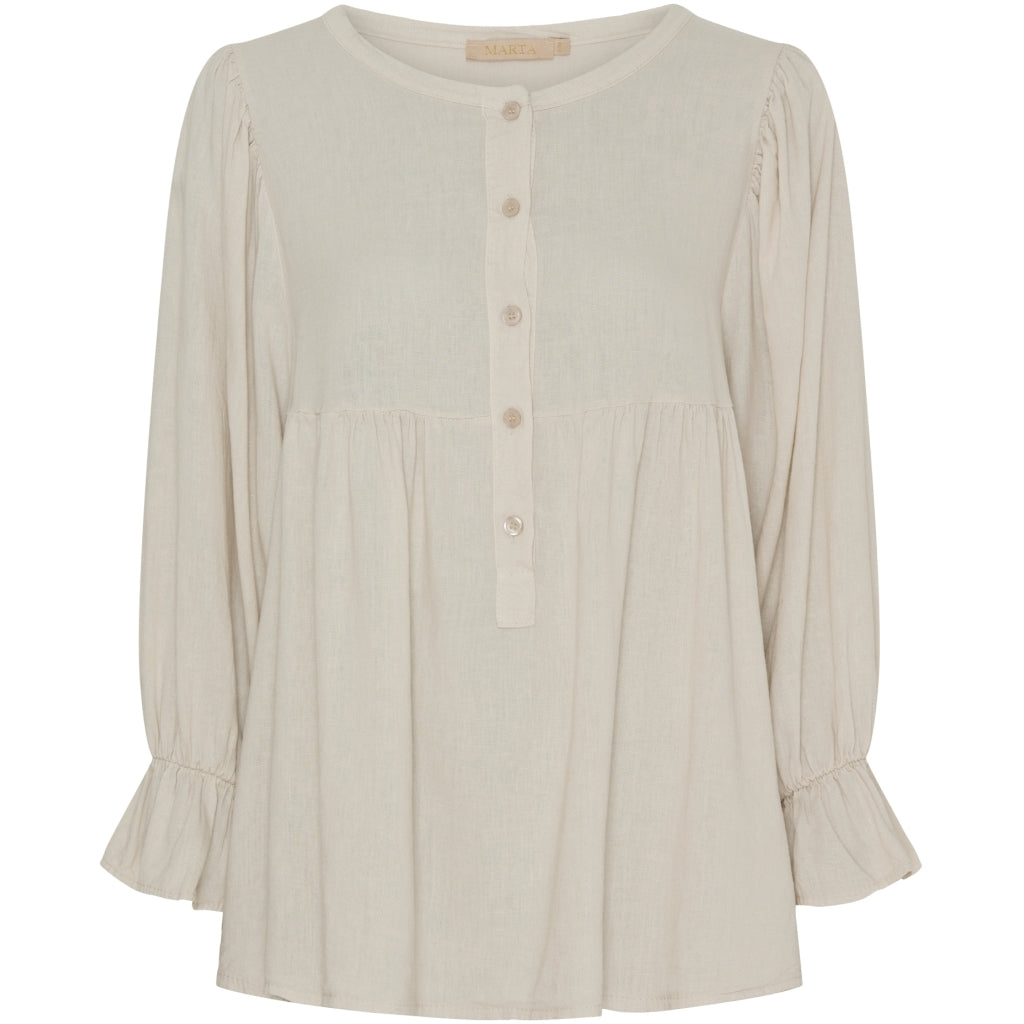 Dame Bluse Mdccoco 6137   Sabbia fra Marta Du Chateau
