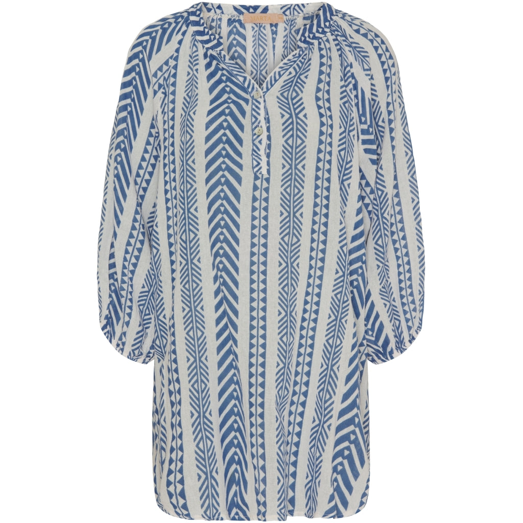 Dame Bluse Mdckairah   Jeans Blue fra Marta Du Chateau