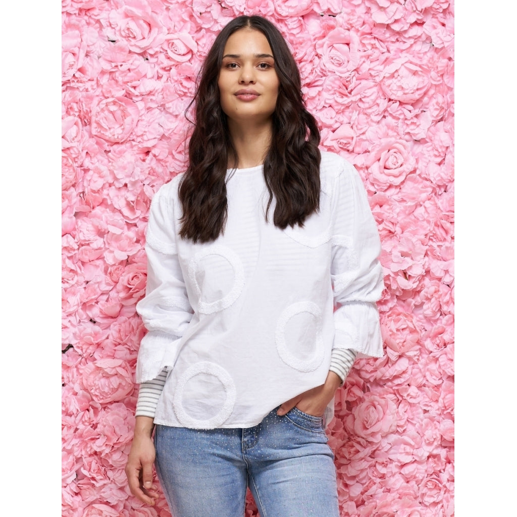 Dame Bluse Mdcvinter   White fra Marta Du Chateau