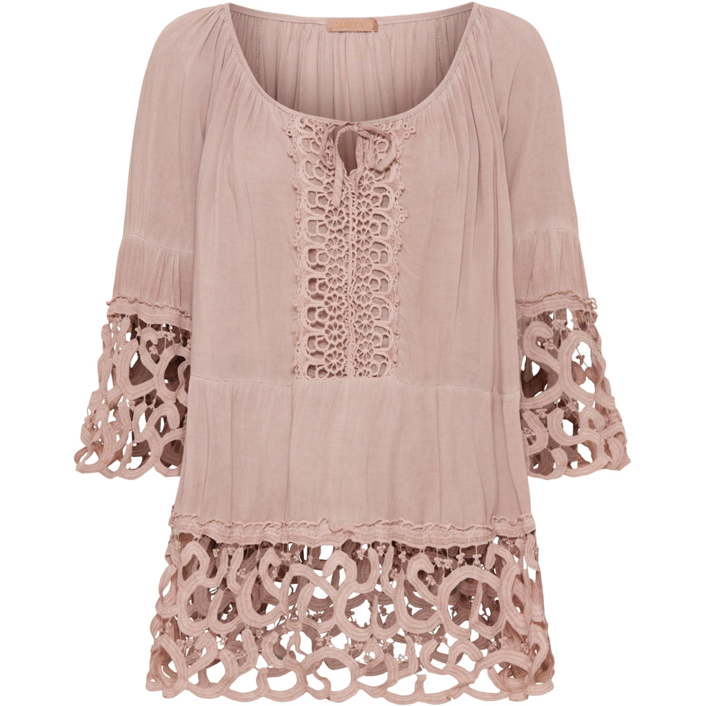 Dame Bluse Mdczeline 2031   Cipria Rose fra Marta Du Chateau