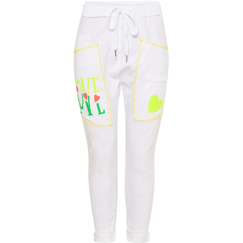 Dame Bukser 68013   White fra Marta Du Chateau