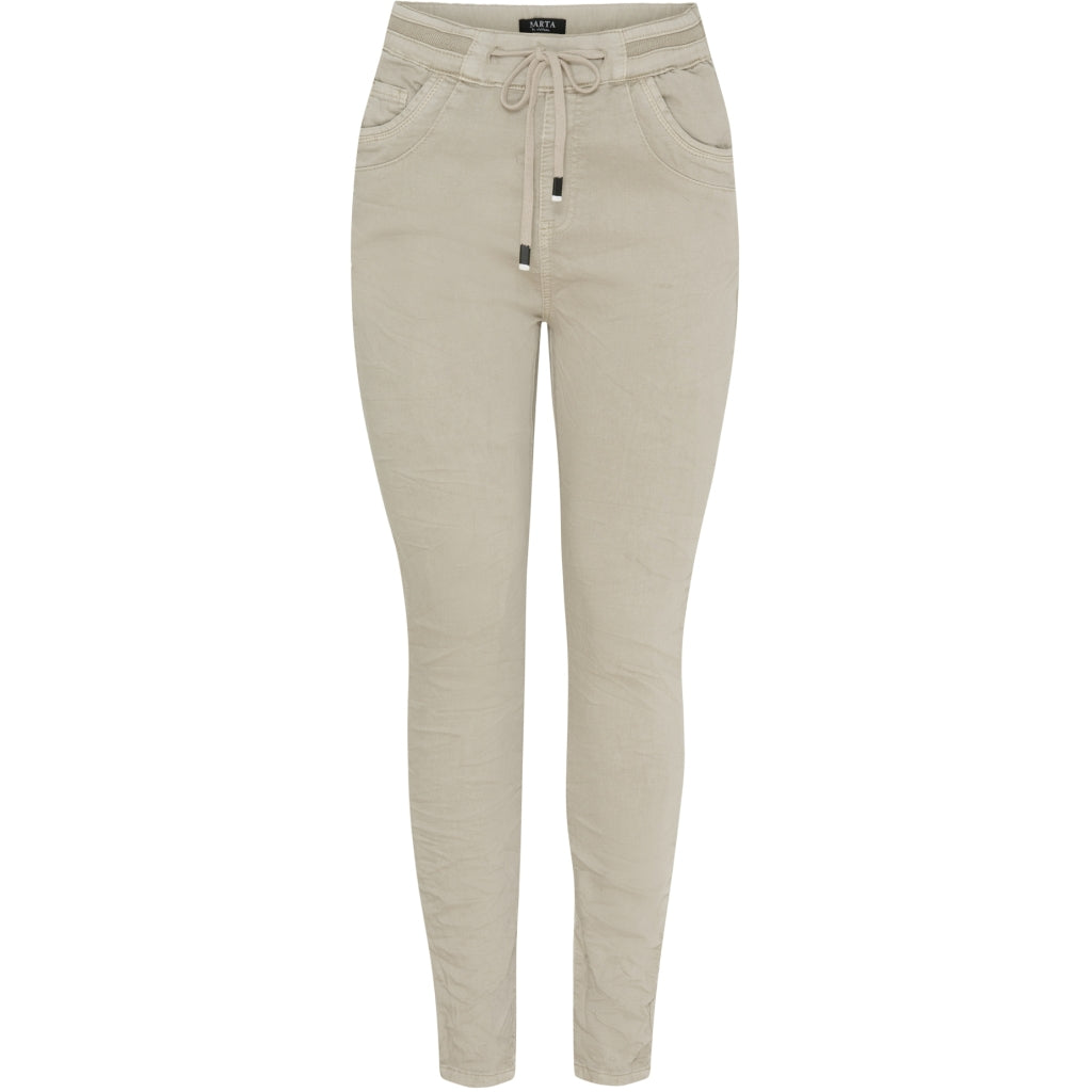 Dame Bukser Mdchanna   Beige fra Marta Du Chateau