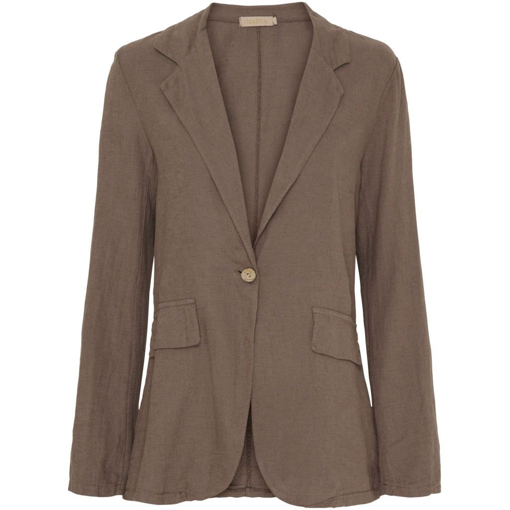 Dame Jakke 93548   Coldbrown fra Marta Du Chateau