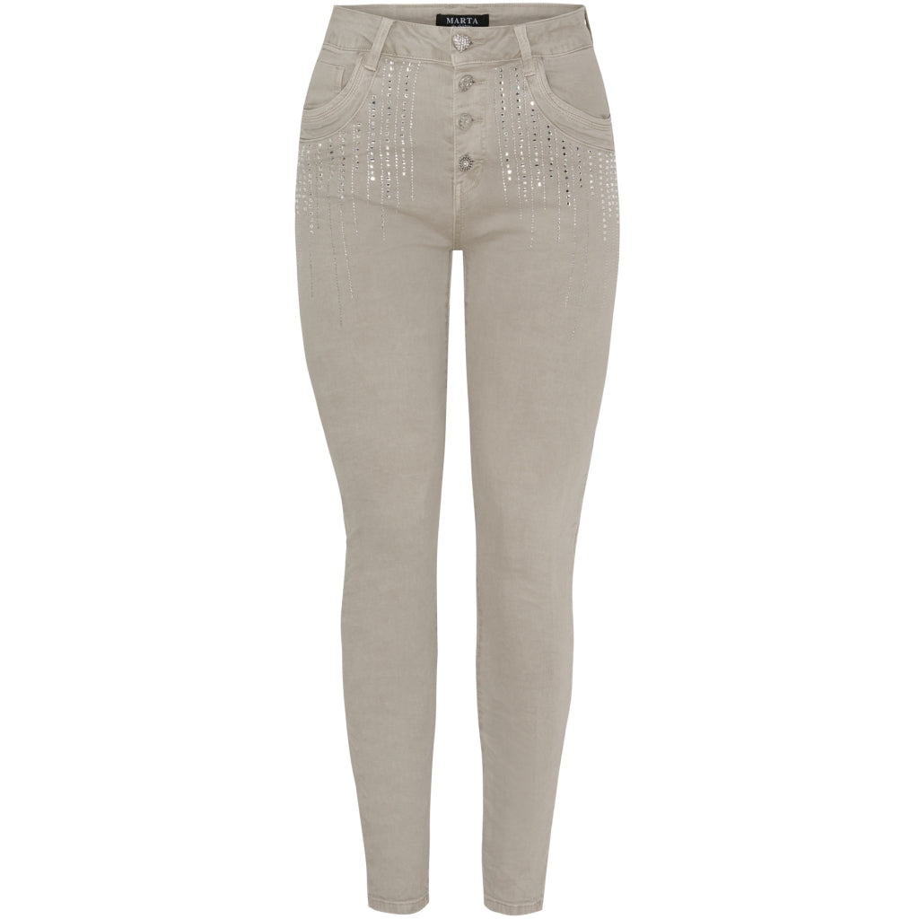 Dame Jeans Emma 2680 14 Denimbeige fra Marta Du Chateau