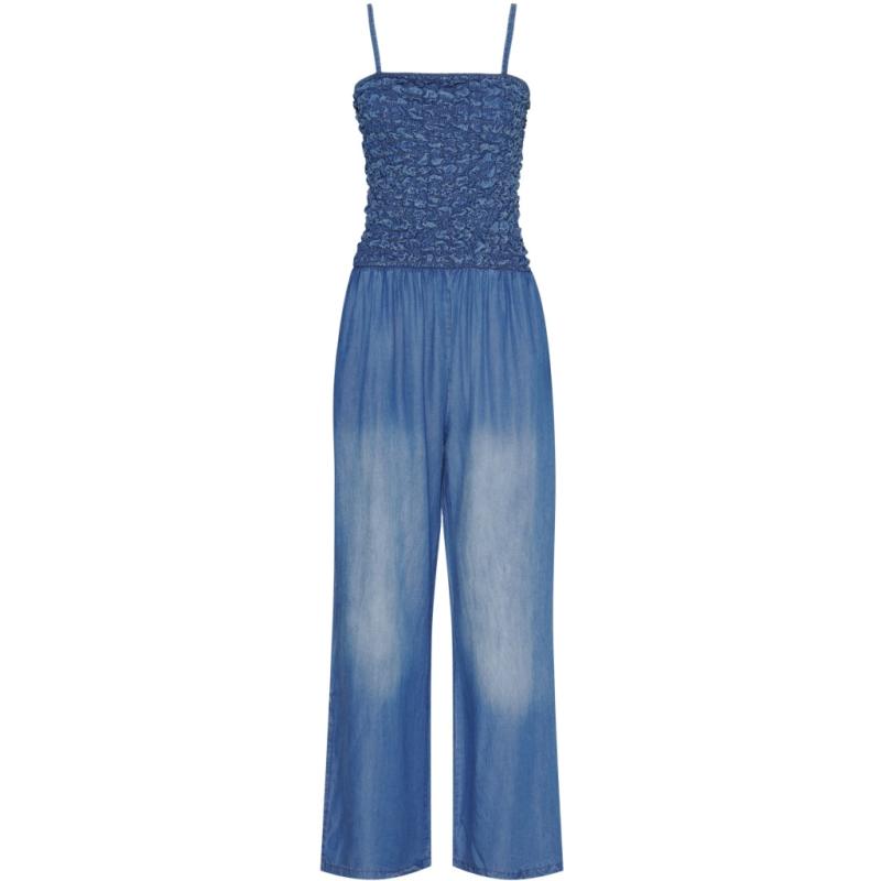 Dame Jumpsuit Mdcsaga Mediumblue fra Marta Du Chateau