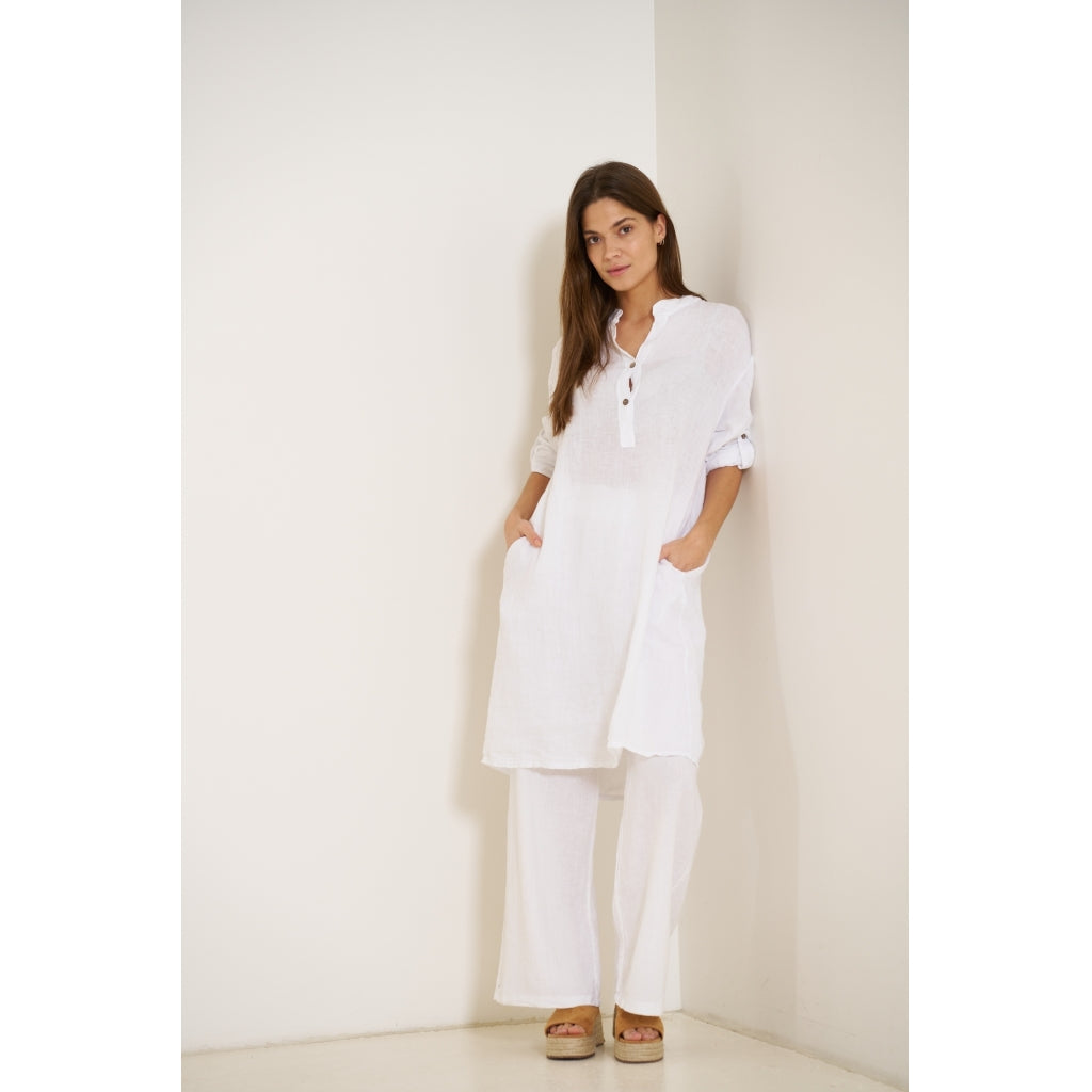 Dame Kjole 93993 1   White fra Marta Du Chateau