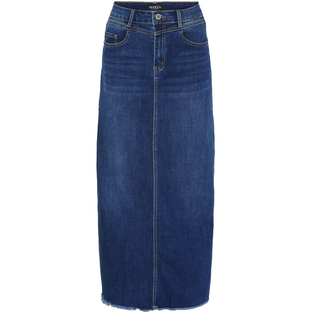 Dame Nederdel Mdcmila Mdc115 2579   Denim fra Marta Du Chateau