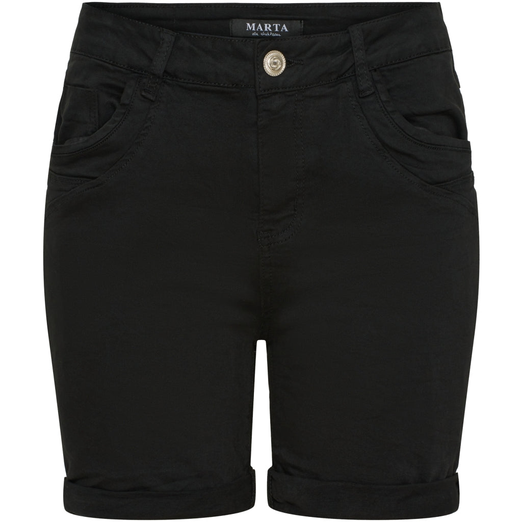 Dame Shorts Mdcsofia   Black fra Marta Du Chateau