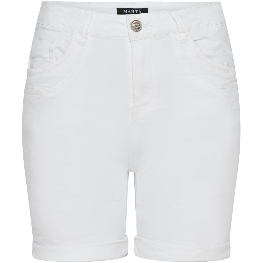 Dame Shorts Mdcsofia   White fra Marta Du Chateau