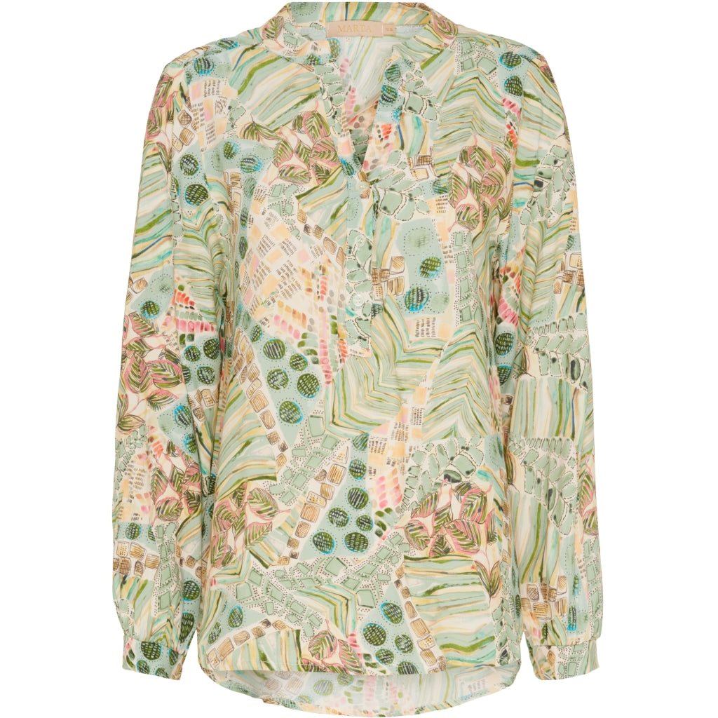 Dame Skjorte   8128   Salvia fra Marta Du Chateau