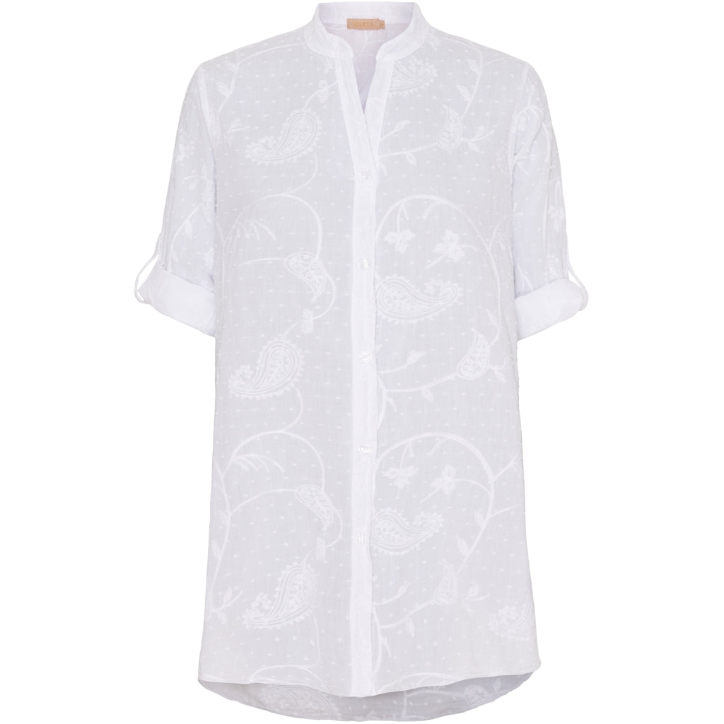 Dame Skjorte 2699 Ss White fra Marta Du Chateau