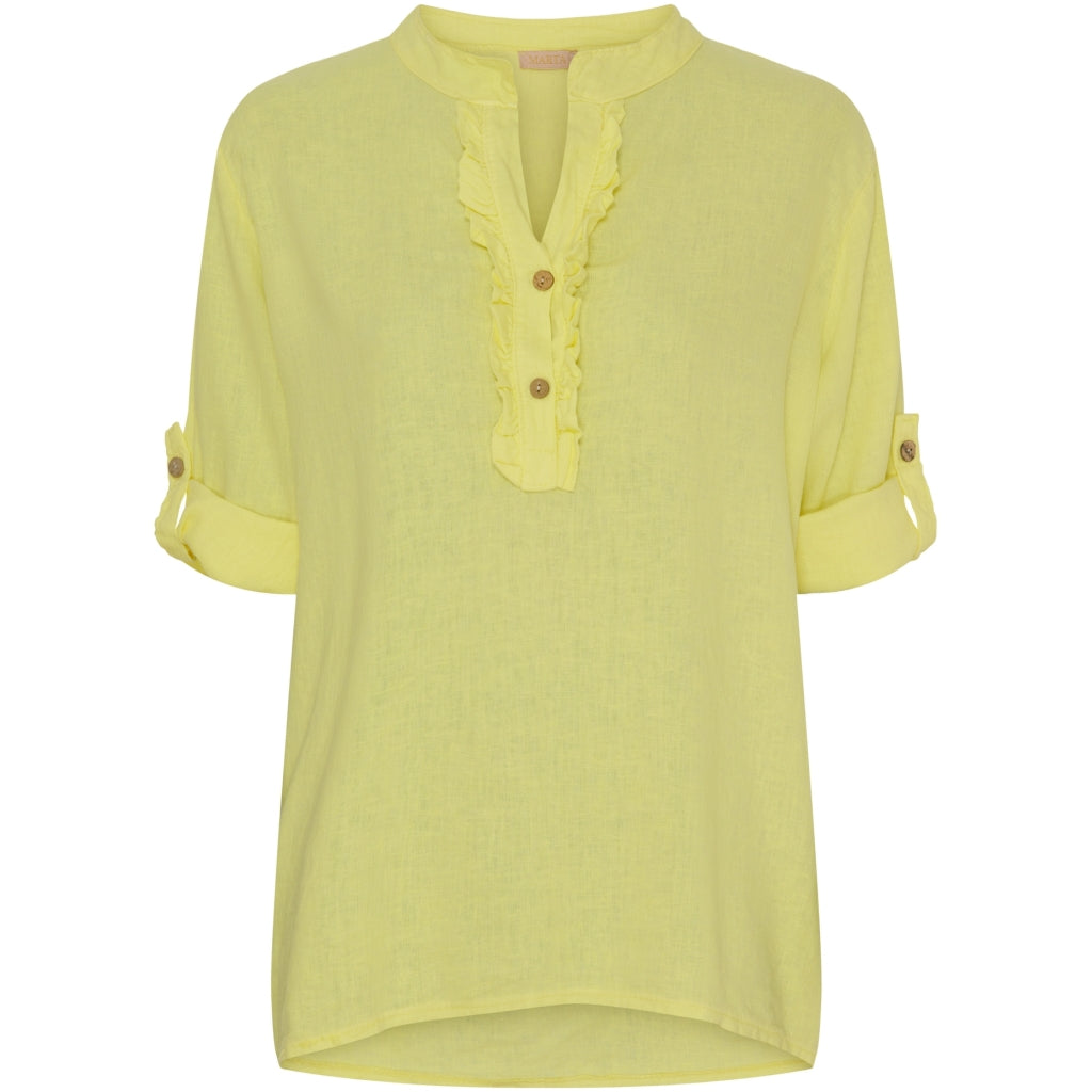Dame Skjorte 85137 1   Giallo3275 fra Marta Du Chateau